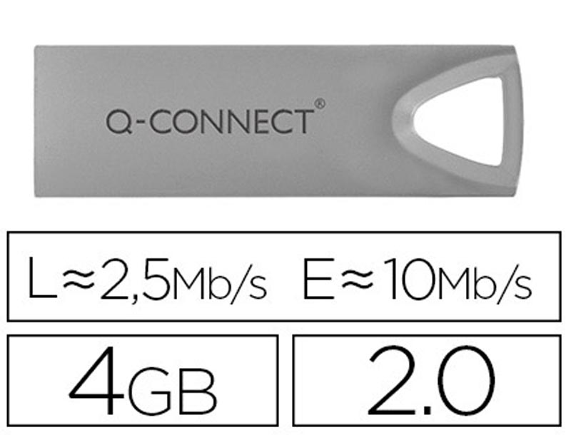 Pen Drive Premium Q-Connect 4GB