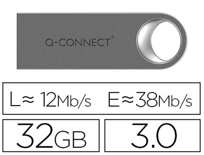 Pen Drive USB 3.0 Q-Connect Premium 32GB