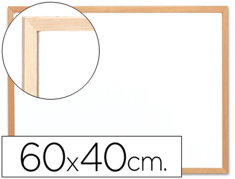 Quadro em melamina Q-Connect com caixilho em madeira 60cm