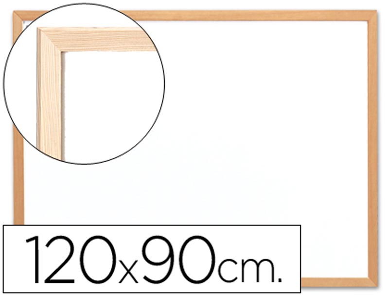 Quadro em melamina Q-Connect com caixilho em madeira 120cm