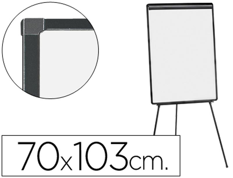 Quadro branco Q-Connect com tripe 70x103 cm laminado
