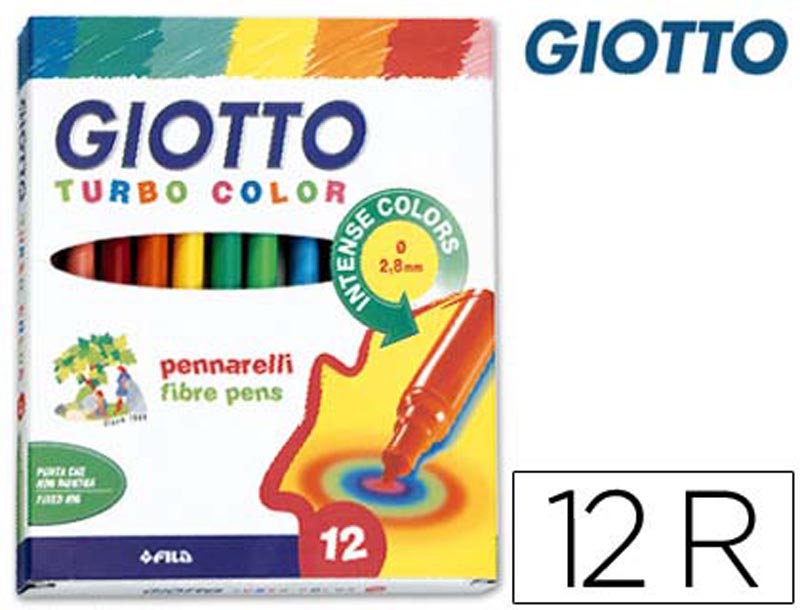 Marcadores Giotto Turbo Color 12