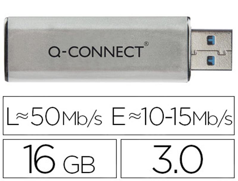 Pen Drive USB 3.0 Q-Connect 16GB