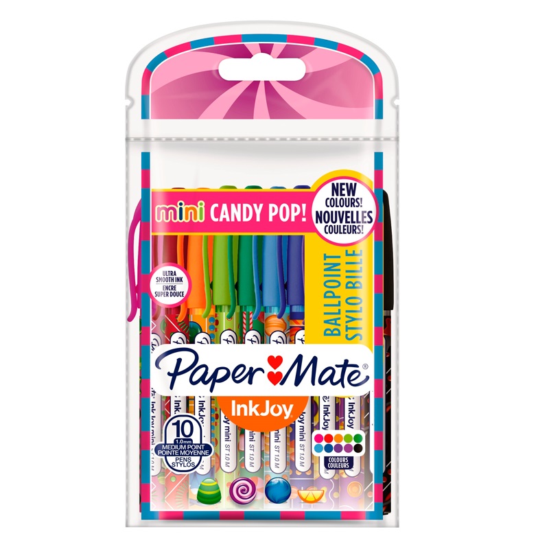 Blister de 10 esferográficas Paper Mate InkJoy Candy Pop